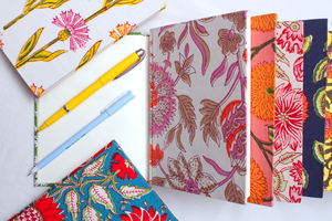 Cuaderno de tela floral hecho a mano – Diario personalizado con tapa dura – Proveedor mayorista. - Product Image 5