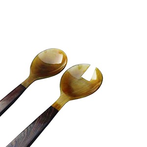 Ustensiles à salade écologiques faits à la main, compatibles lave-vaisselle, pour la cuisine à domicile, fabriqués en Inde - Product Image 2