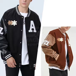 Vestes Letterman pour hommes, mode streetwear, décontractées, chaudes, tendance, pour tous les jours, vestes d'hiver - Product Image 5