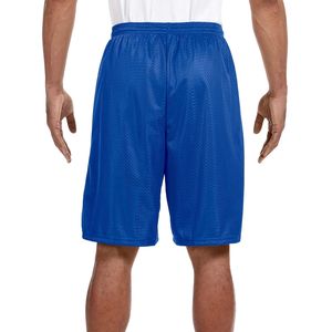 Nouveaux shorts en mesh pour hommes, tissu en mesh doux, taille élastique avec cordon de serrage, shorts de sport pour la gym, la course à pied, l'entraînement, coupe décontractée - Product Image 2