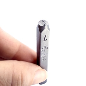 3mm Steel Stamp Set 9pcs 0-8 Punch Set Metal Marking Jewelry Stamping Seed Phrase Plate Serial Number DIY Taiwan OEM/ODM - Product Image 2