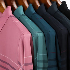 Polos très demandés, polos pas chers, nouveau design, couleur unie, coton, manches courtes, polos personnalisés pour hommes, logo personnalisé - Product Image 6