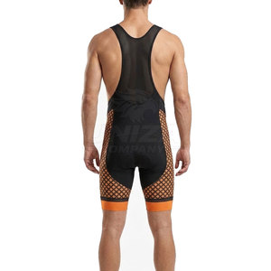 High Performance Breathable Moisture-Wicking Padded Cycling <b>Bib</b> Shorts for Men Long Distance Road Bike Racing <b>Training</b> Wear - Product Image 5