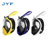 JYF High Quality Wholesale Mask for Diving All Face Oval Diving Mask Adult with <strong>Medical</strong> Grade <strong>Silicone</strong>