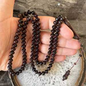 ลูกประคำไม้รักษ์โลก ลูกประคำธรรมชาติ ซุบฮะฮ์ ของขวัญสำหรับชาวมุสลิม ของขวัญงานเลี้ยง ทำด้วยมือ ของที่ระลึกทางศาสนาอิสลาม ลูกประคำไม้สำหรับสวดมนต์ - Product Image 1