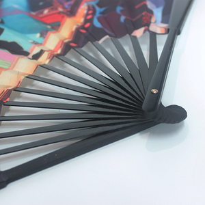 33cm Large Bamboo Craft Handmade Cartoon Handfan for Gifts or Brand Promotion
