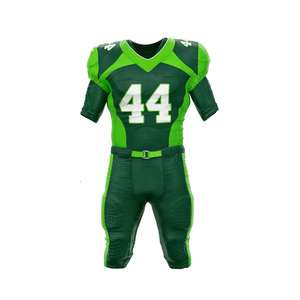 Custom American Football Uniform Set Black White Sublimated Jersey Pants Number Moisture Wicking Fitted <b>Men's</b> Adult All Seasons - Product Image 2