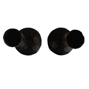 Handmade Iron Palace <b>Candlestick</b> Holder Set of 2 Durable <b>Black</b> Metal Candle Holders for Home Decoration - Product Image 2