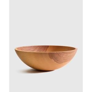 Tazón Redondo Clásico de Madera Ecológica Hecho a Mano para Servir, Exhibición Elegante en la Cocina, Mezclar Ensaladas y Almacenar Frutas Decorativamente - Product Image 5