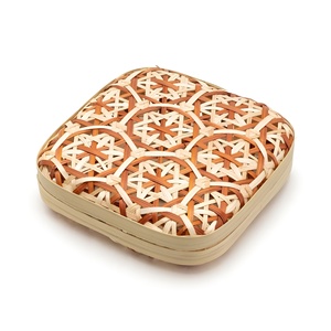Cajas de Bambú Natural Ecológicas y Coloridas, las Más Baratas al por Mayor, para Empacar Pasteles y Cupcakes - Product Image 1