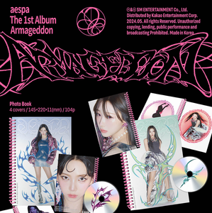 aespa Armageddon (Version Superbeing) Livre électronique K-Pop (CD) en papier et plastique, en coréen, pour tous les âges, modèle BW-155 - Product Image 2