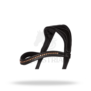 Brida anatómica sin cabezada de tamaño completo para equitación inglesa, para la comodidad del caballo - Product Image 4