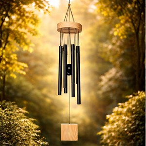 Carillon éolien en tube métallique pour extérieur, décoration suspendue pour jardin, patio, maison - Product Image 6