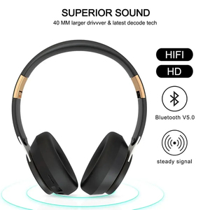Casque Audio Pliable Sans Fil avec Micro Intégré, Prise en Charge <span class=keywords><strong>Carte</strong></span> TF et Câble AUX, Idéal Sports et Voyage pour Lecture Musique sur Smartphone et <span class=keywords><strong>PC</strong></span> - Product Image 5