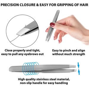 Instrumentos Quirúrgicos de Belleza, Pinzas Profesionales de Acero Inoxidable para Cejas y Pestañas, Kits de Herramientas de Extensión - Product Image 5