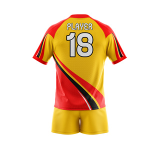 Custom Rugby Uniform Manufacturer OEM ODM Sublimation Rugby Jersey And Shorts Set Premium Team Sportswear Wholesale Supplier - Product Image 2
