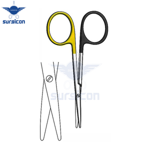 Tijeras Mini-Metzenbaum de 9 cm / 3-1/2 Pulgadas, Rectas, con Una Hoja Dentada, Super Cut TC, Tijeras Quirúrgicas de Acero Inoxidable de Primera Calidad - Product Image 4