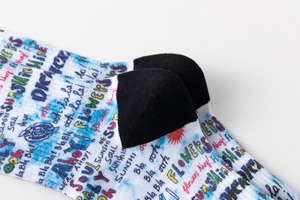 Custom Nylon Spandex Eco-Friendly Digital Print <b>Socks</b> Men Women Soft Comfortable Breathable Stylish Outdoor <b>Running</b> Sport - Product Image 5