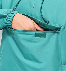 Veste coupe-vent d'hiver de haute qualité pour homme et femme, en nylon imperméable, séchage rapide, respirante, avec logo sur le devant et capuche - Product Image 5