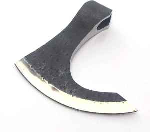 Hacha Táctica de Acero Damasco con Alto Contenido de Carbono SJ 1095, Hacha de Grado Industrial con Espalda Plana, Mango de Madera Grabado, 19 Pulgadas de Largo - Product Image 1