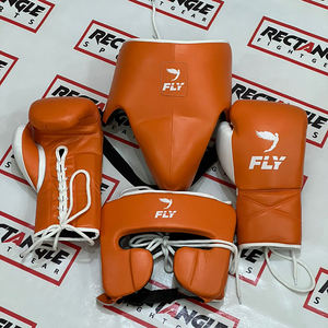 Ensemble de boxe et de kickboxing professionnel de qualité supérieure avec logo personnalisé, dernier modèle, super confortable, en cuir professionnel - Product Image 4