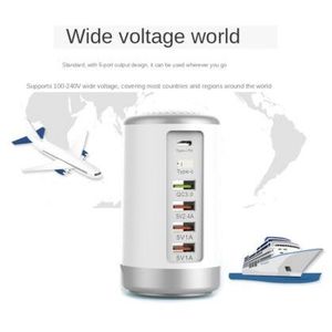 Portable 6-Port Fast Charge Tower High-Speed <b>Charging</b> Portable <b>Charging</b> <b>Stations</b> - Product Image 4