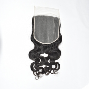Cabello Indio 7*7 con Cierre, Sin Procesar, de Tamil Nadu, Cutícula Alineada, Remy, Ondulado Profundo Natural, 100g, con Clip/Extensiones, Venta al por Mayor - Product Image 3