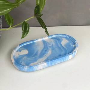 Resin Tray Handmade Resin Tray <b>Epoxy</b> Resin Tray Decorative Resin Tray Serving Resin Tray - Product Image 3