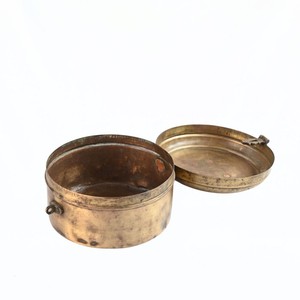 Boîte en laiton vintage, boîte de rangement en laiton, boîte à pain en laiton, boîte à chapati en laiton, boîte de conservation alimentaire en laiton, boîte en laiton artisanale - Product Image 5