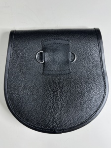 Scottish Semi-Dress Sporran | Scottish Kilt Sporran | Gothic Kilt Sporran with <b>Chain</b> <b>Belt</b> - Product Image 3