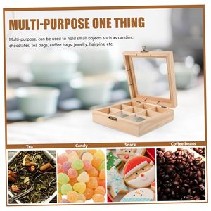 กล่องใส่เครื่องประดับ Glorex ทำจากไม้สนธรรมชาติ สำหรับเก็บแหวน ต่างหู และเครื่องประดับอื่นๆ - Product Image 6