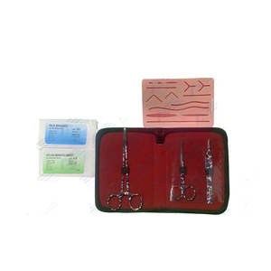 Almohadilla de sutura para heridas de alta simulación, Kit de entrenamiento de sutura, práctica médica, Kit de sutura quirúrgica básica completa, instrumento médico - Product Image 1