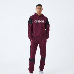 Conjunto de Chándal de Algodón Grueso Personalizado para Hombre, Sudadera y Pantalones Jogger, Ropa Urbana al por Mayor, Fabricante de Ropa - Product Image 3