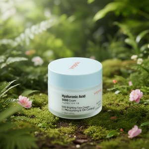 Yeppeuda Crème Visage Éclaircissante à l'Acide Hyaluronique 5000 - Hydratante et Contrôle du Sébum - Product Image 3