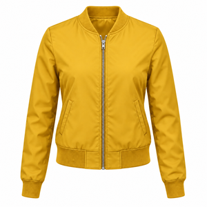 Chaqueta Bomber para Mujer de Alta Calidad 2026, Material Cómodo y Transpirable, Chaqueta Bomber para Dama, Fabricación OEM - Product Image 3
