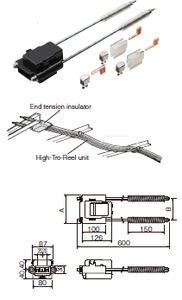 Bobine High Tro Panasonic DH57152, isolateur de tension d'extrémité - Product Image 1