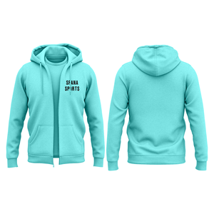 เสื้อฮู้ดซิปสำหรับผู้ชาย ผลิตในปากีสถาน ผ้าฝ้าย 100% กันน้ำ เป็นมิตรกับสิ่งแวดล้อม แห้งเร็ว บุขนด้านใน สีพื้น - Product Image 6