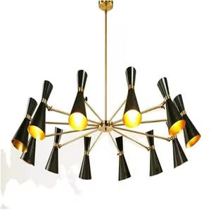 Applique murale LED artisanale industrielle avec finition laiton poli, design moderne pour la maison, le bureau et le salon, à intensité variable - Product Image 2