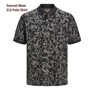 Polo à manches courtes imprimé AOP pour hommes - Product Image 6