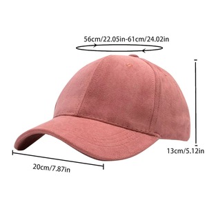 Casquette de baseball en coton brodée sur mesure à 6 panneaux, couleur unie, ajustement réglable, chapeau décontracté pour adultes, OEM ODM, vente en gros, usine - Product Image 5