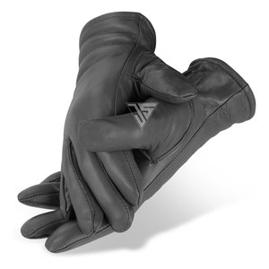 Gants d'hiver en cuir de mouton pour hommes, tactiles, coupe-vent, de qualité supérieure, pour la conduite – Vente en gros - Product Image 3