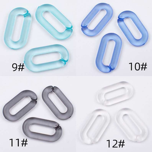 Cadena Larga de Acrílico de Eslabones Grandes, Estilo Moderno, Color Punk, Hueca, Gruesa, de Varias Piezas, Ligera, para Decoración de Pared y Hogar, Cumpleaños - Product Image 2