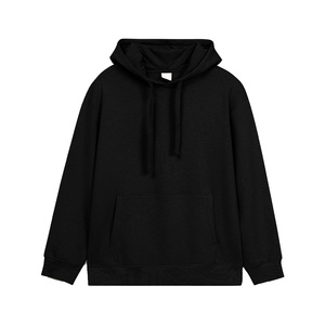 Ensemble de survêtement pour homme en gros, collection automne-hiver, personnalisé, noir, pull à capuche oversize et pantalon de survêtement, ensemble de tenue décontractée pour homme - Product Image 4