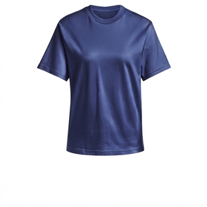 T-shirt de sport respirant à col en V et manches courtes pour femme, avec logo personnalisé imprimé sur toile, coupe ajustée et courte - Product Image 4