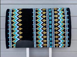 Tapis de selle en cuir véritable et feutre de laine de qualité supérieure, couleur personnalisable, pour les passionnés d'équitation – Le meilleur choix disponible - Product Image 3