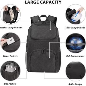Professional Sports Backpack with Shoe Compartment Water Resistant Gym <b>Bag</b> Large Capacity Athletic <b>Training</b> Rucksack 2026 - Product Image 3