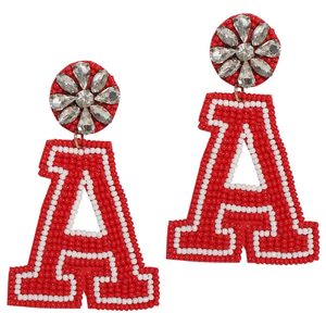 ต่างหูปักลูกปัดหลากสีสัน งานฝีมือจากอินเดีย ต่างหูปักลายด้วยมือ - Product Image 2