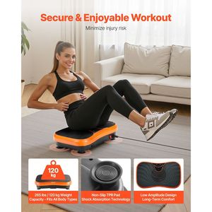 Plataforma Vibratoria de Cuerpo Completo, Máquina de Ejercicio para el Hogar, Equipo de Fitness para Drenaje Linfático y Pérdida de Peso - Product Image 5