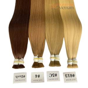 Extensiones de cabello crudo vietnamita Paquete a granel de grado de cabello virgen a precio al por mayor Cabello Remy humano real de alta calidad - Product Image 4