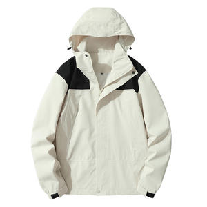 Waterproof Hooded <b>Softshell</b> <b>Jacket</b> Custom Logo Stand Breathable <b>Jacket</b> for Men - Product Image 3